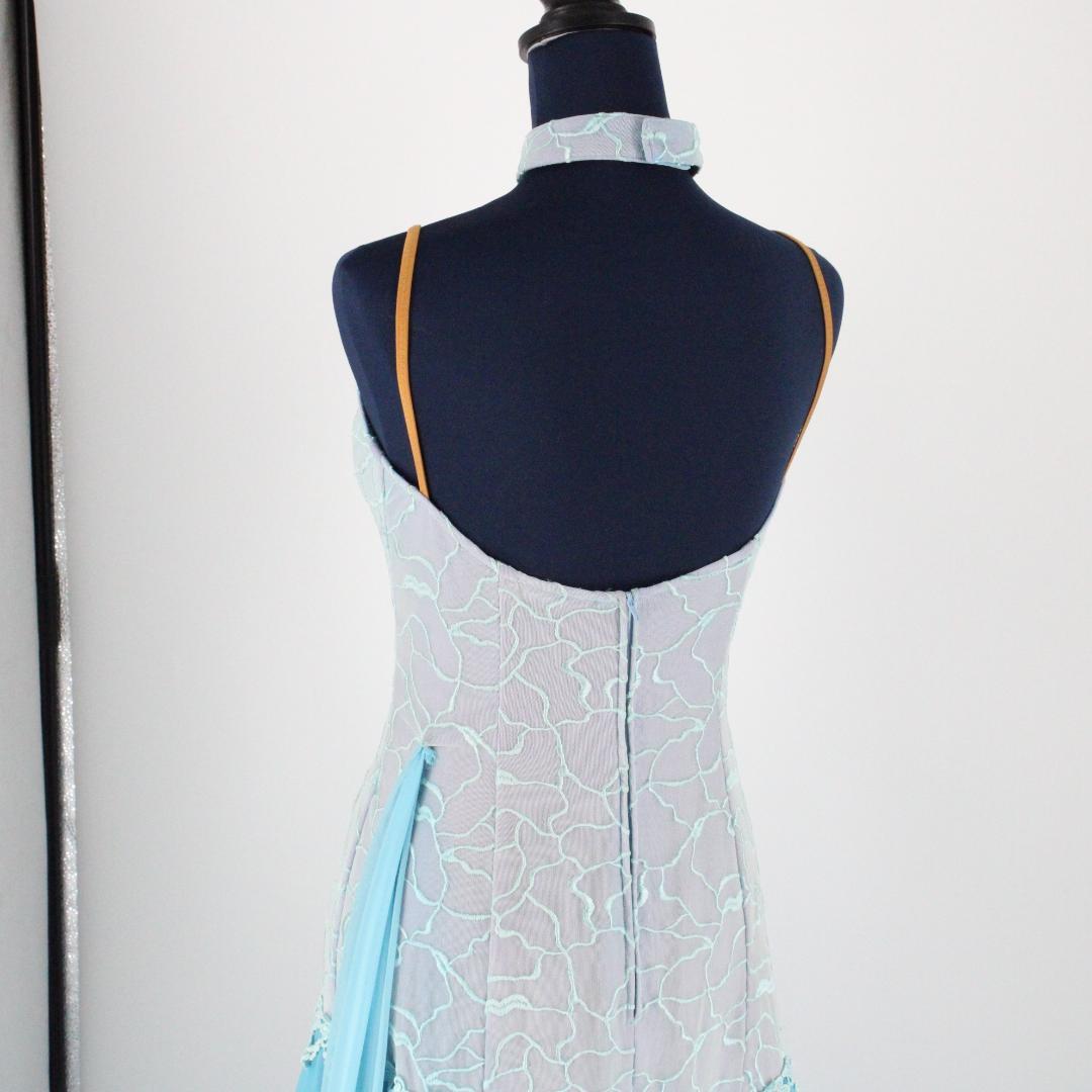 【美品 日本製 社交ダンス衣装】 TAKA DANCE タカダンス ドレス