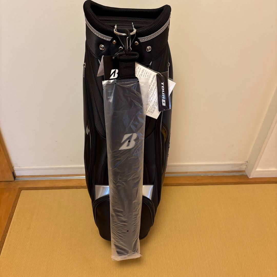 BRIDGESTONE TOUR B キャディバッグ ブラック/シルバー