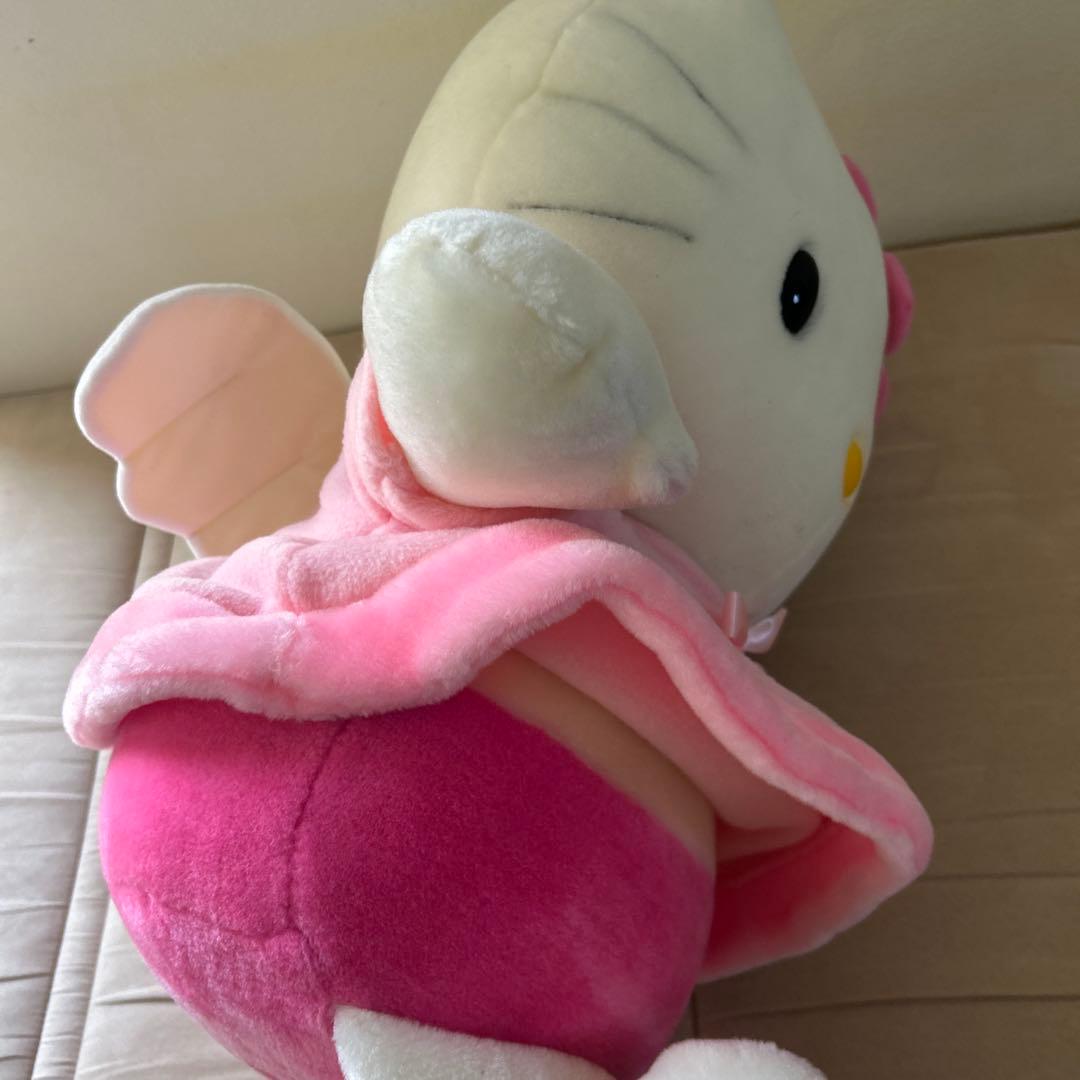 激レア！お値下げ！エンジェルハローキティ ぬいぐるみ 特大 レトロ
