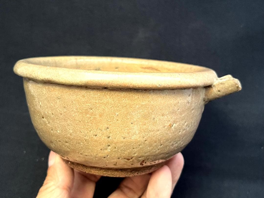 片口■古唐津片口鉢 江戸期 酒器 古美術 時代物 骨董品 コレクター所蔵品■