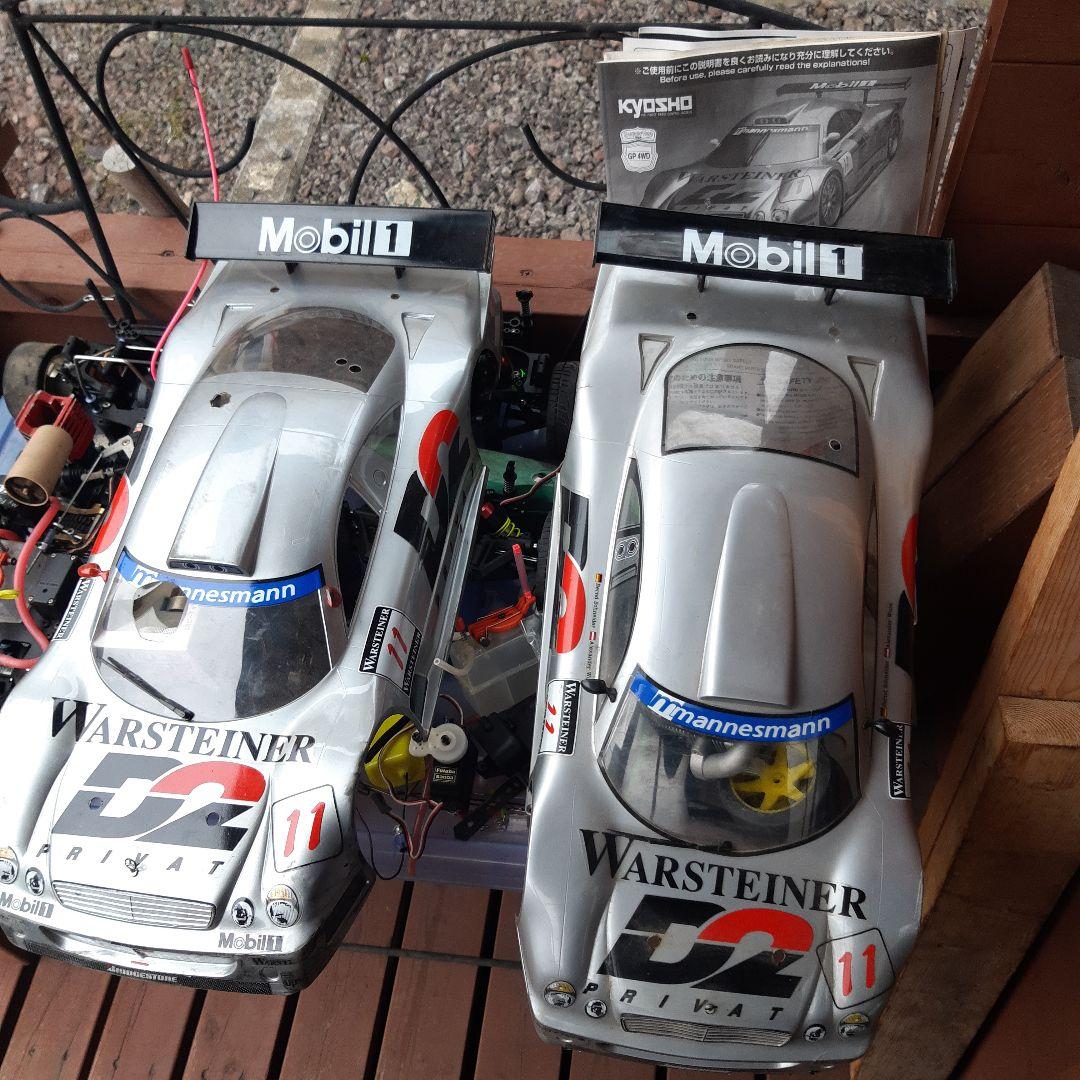 あ*あ様 ジャンク品　京商スーパー10 2台ぶん&OSエンジン 2スピードなど