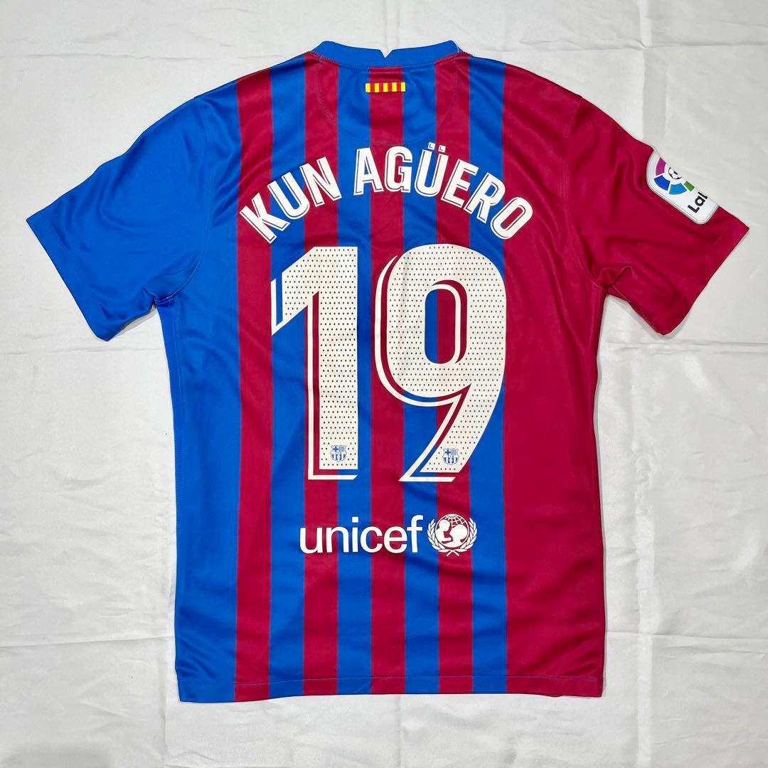 国内正規品 バルセロナ 21-22 アグエロ ナイキ ユニフォーム ホーム M