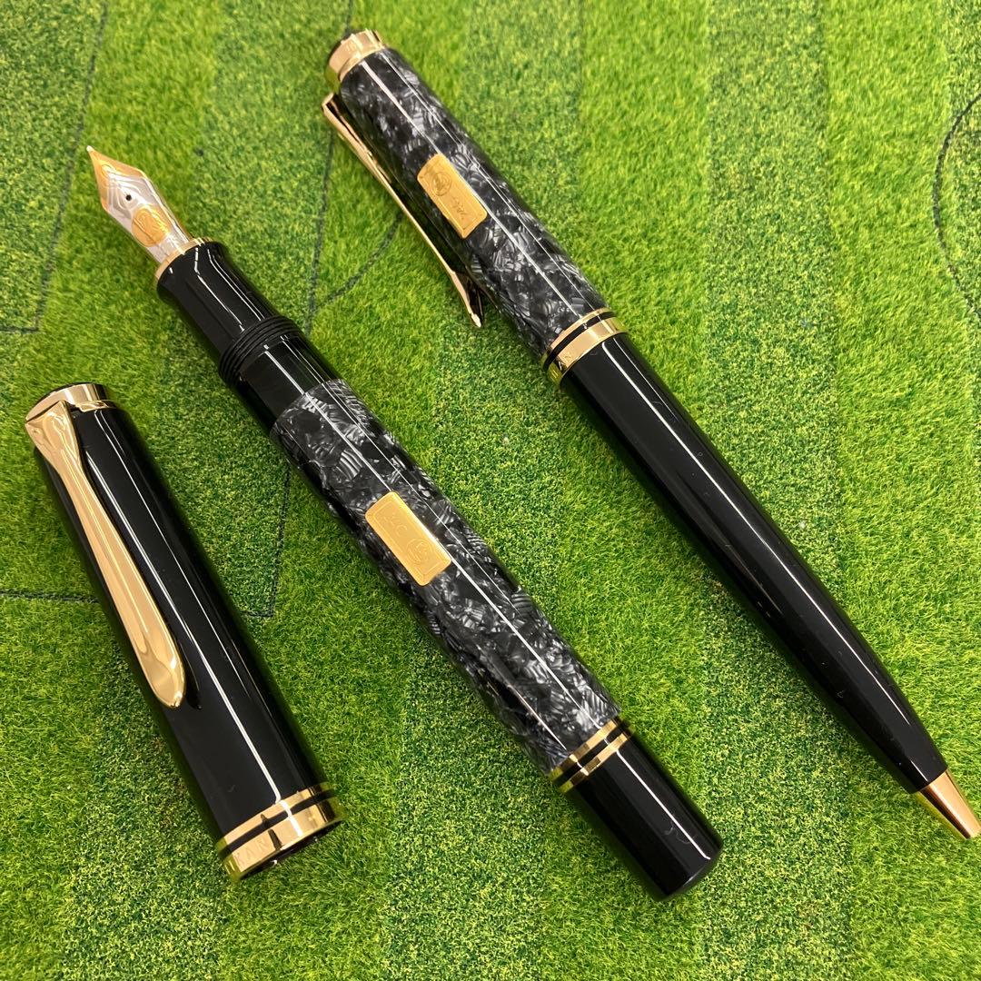 ペリカン Pelikan Wall Street 限定版 万年筆ボールペンセット