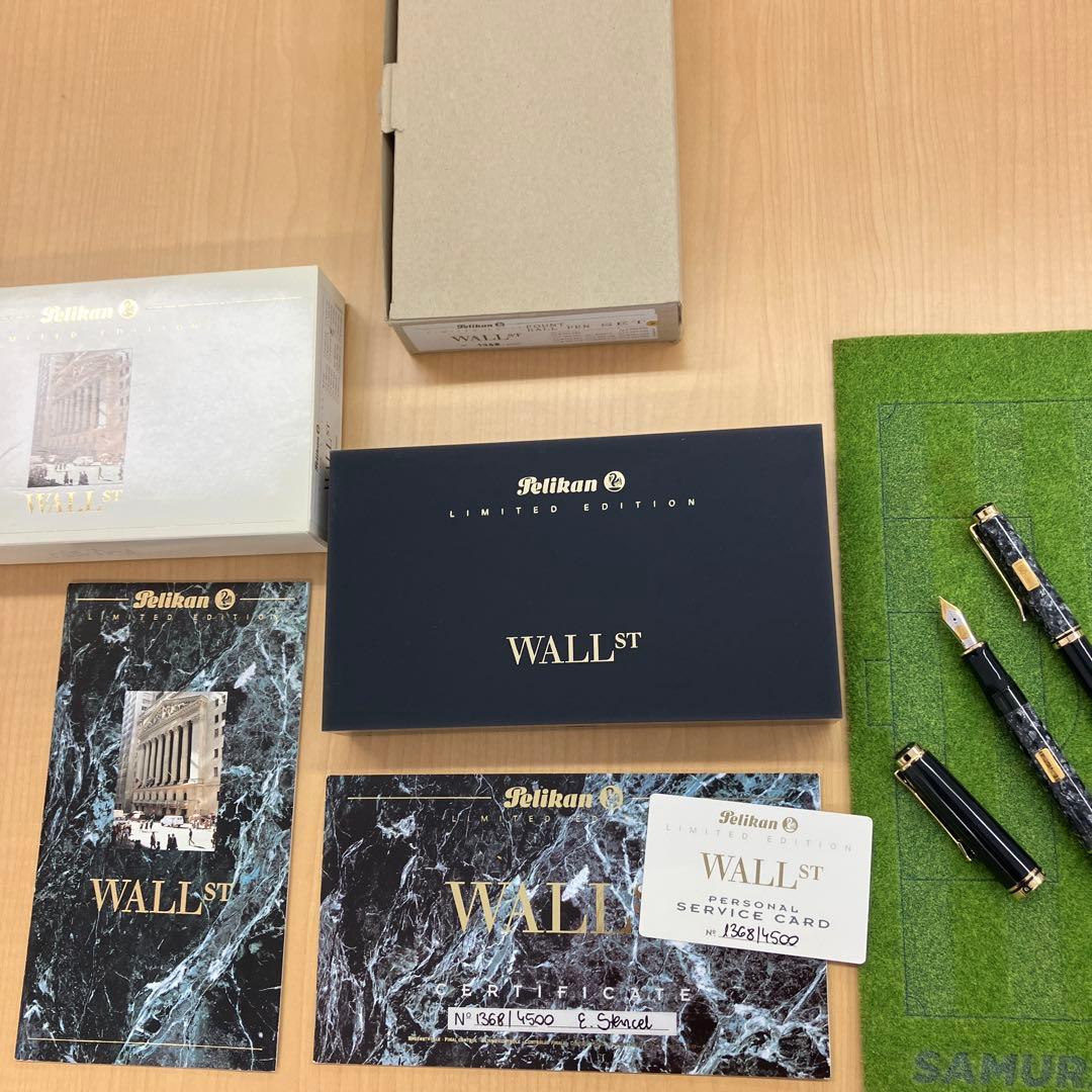 ペリカン Pelikan Wall Street 限定版 万年筆ボールペンセット