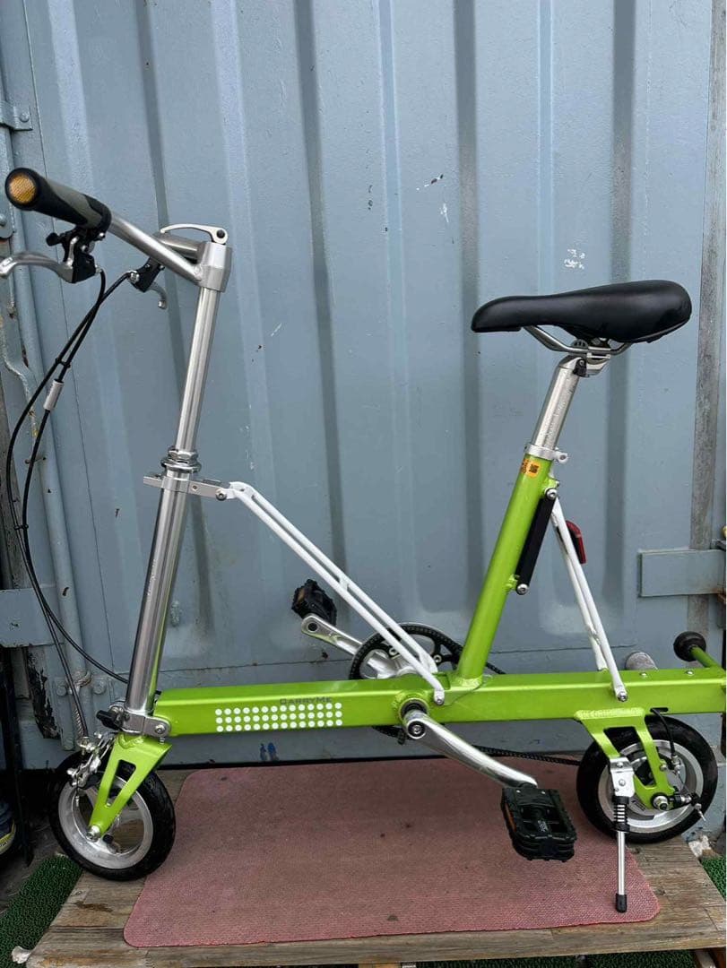 美品 Pacific CARRY ME 折りたたみ自転車 グリーン