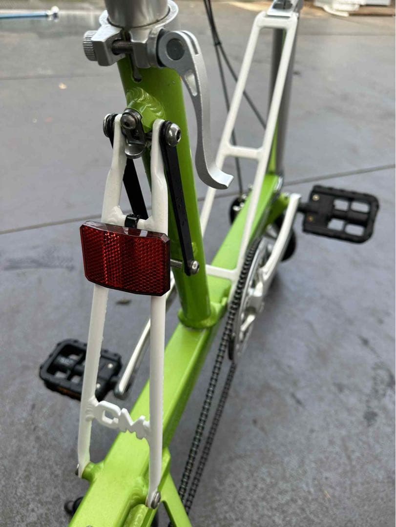 美品 Pacific CARRY ME 折りたたみ自転車 グリーン