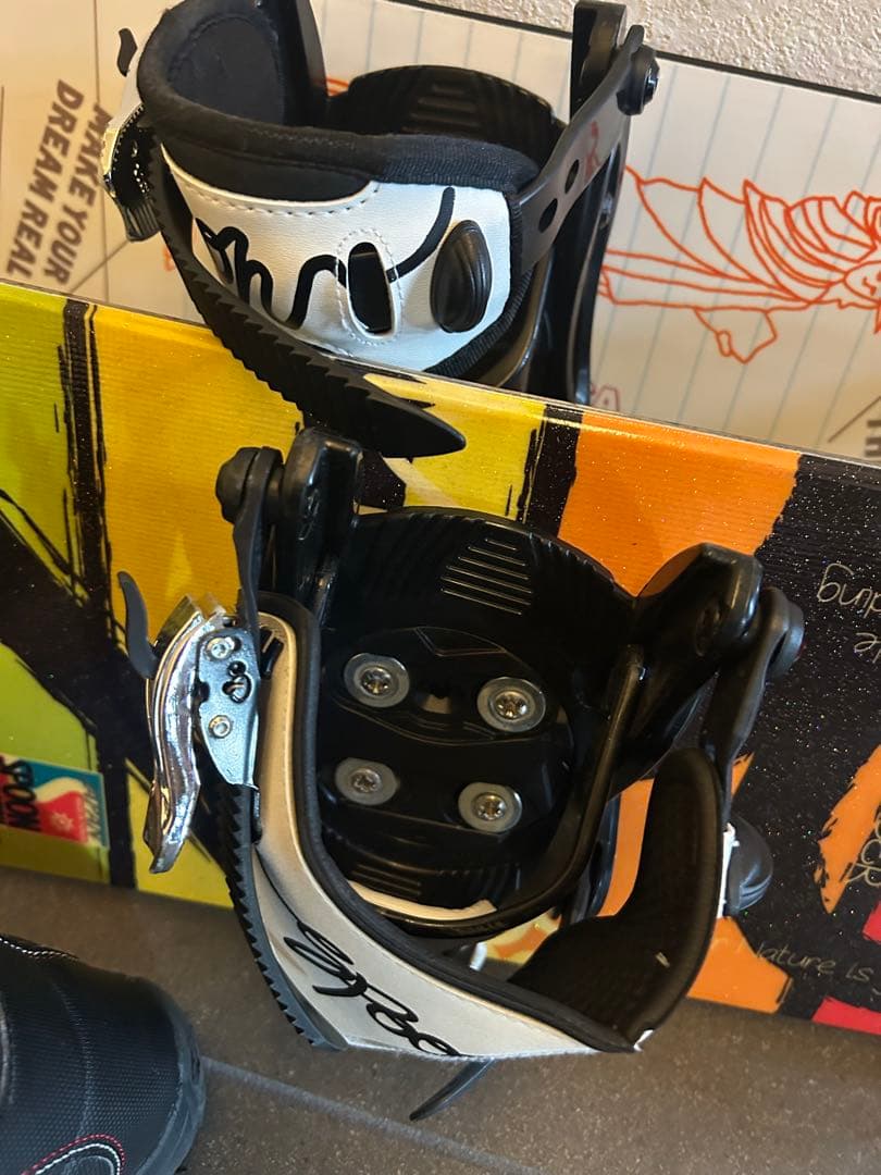 Spoon スノーボード　キッズ　ブーツ ビンディング　板　雪　4点セット