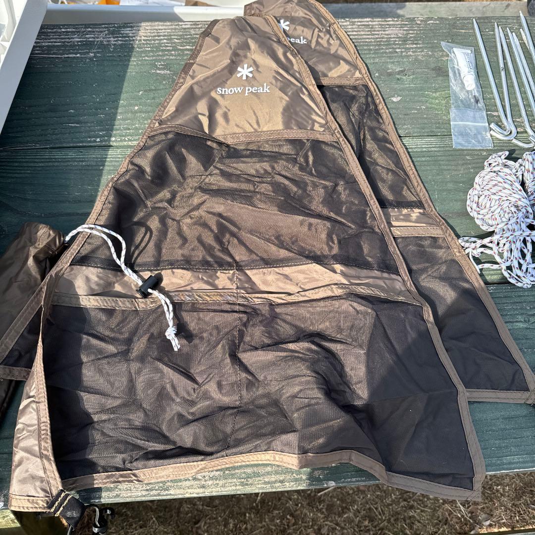スノーピークリビングシェル＆インナールーム＆グランドシート＆シールドルーフ