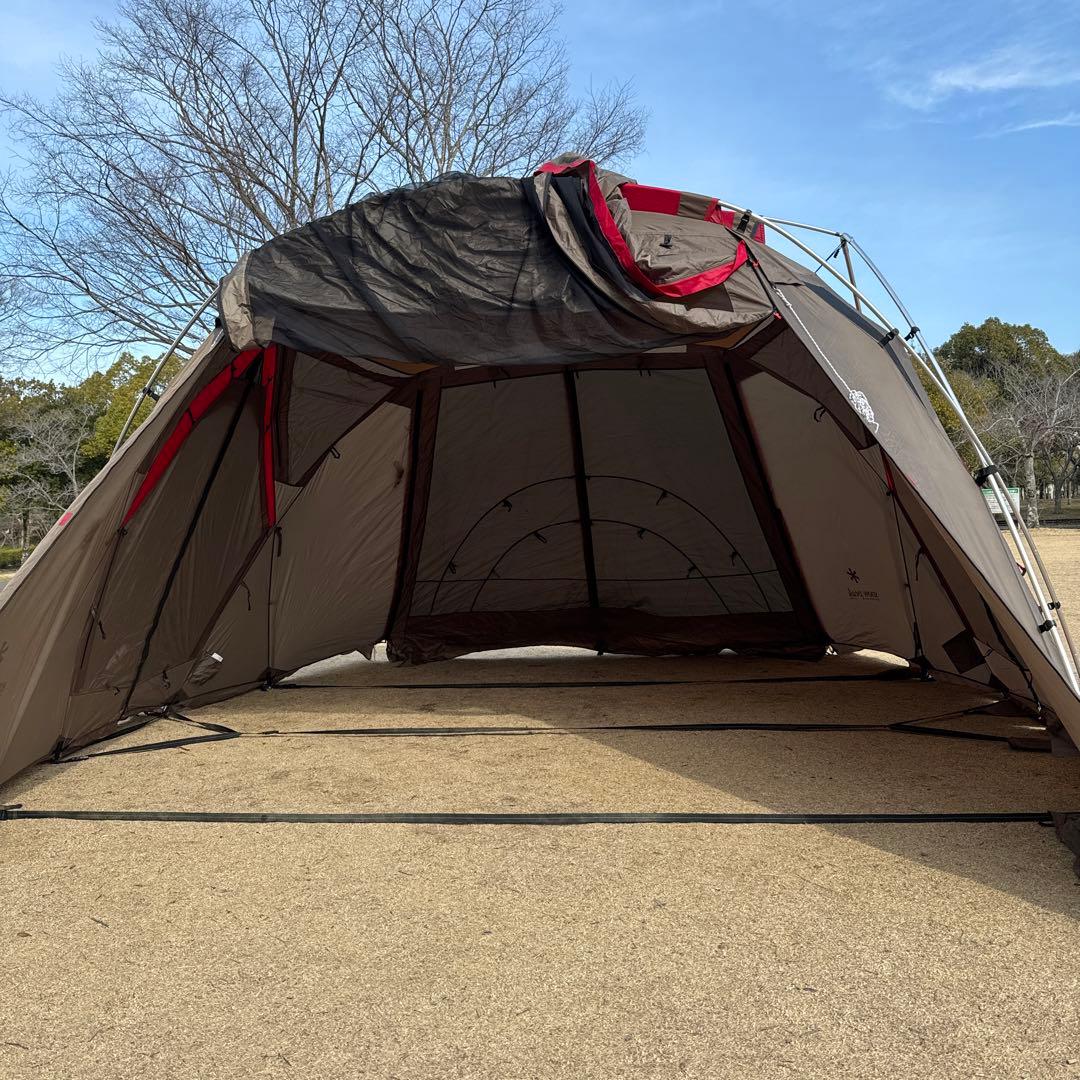 スノーピークリビングシェル＆インナールーム＆グランドシート＆シールドルーフ