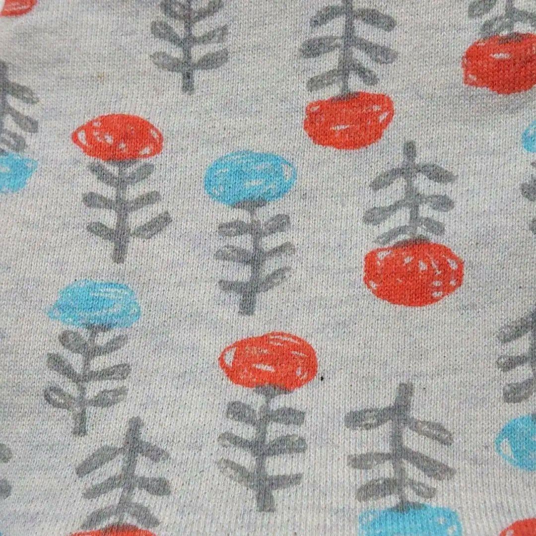 犬服 SS わんこの普段着　オレンジとペールブルーの花