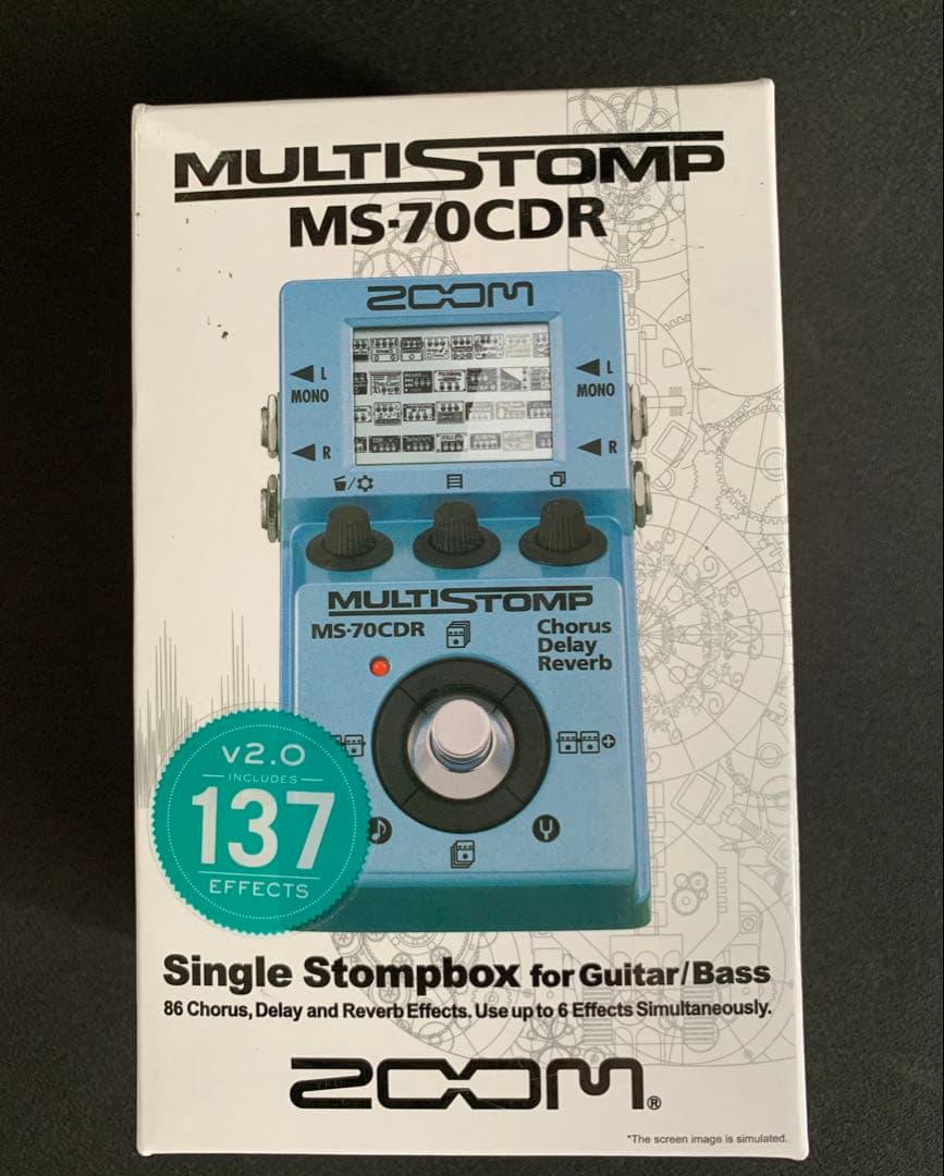 箱・説明書付き ZOOM MS-70CDR