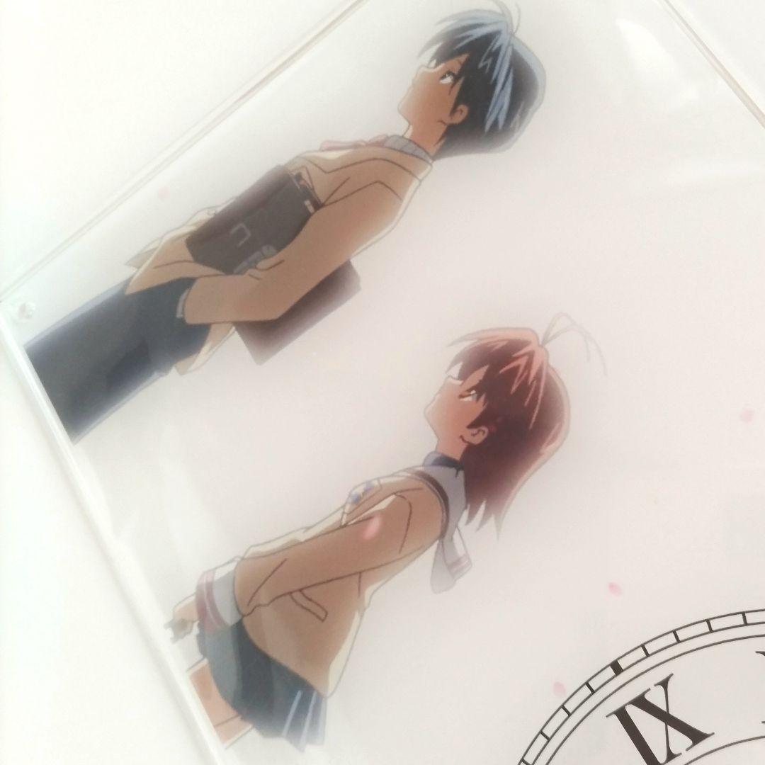 アクリル時計　時を刻むアクリル時計　CLANNAD　クラナド　Key　古河渚