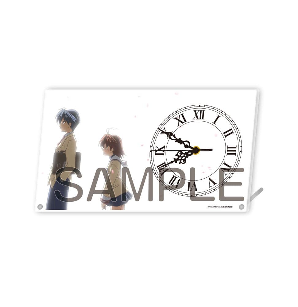 アクリル時計　時を刻むアクリル時計　CLANNAD　クラナド　Key　古河渚