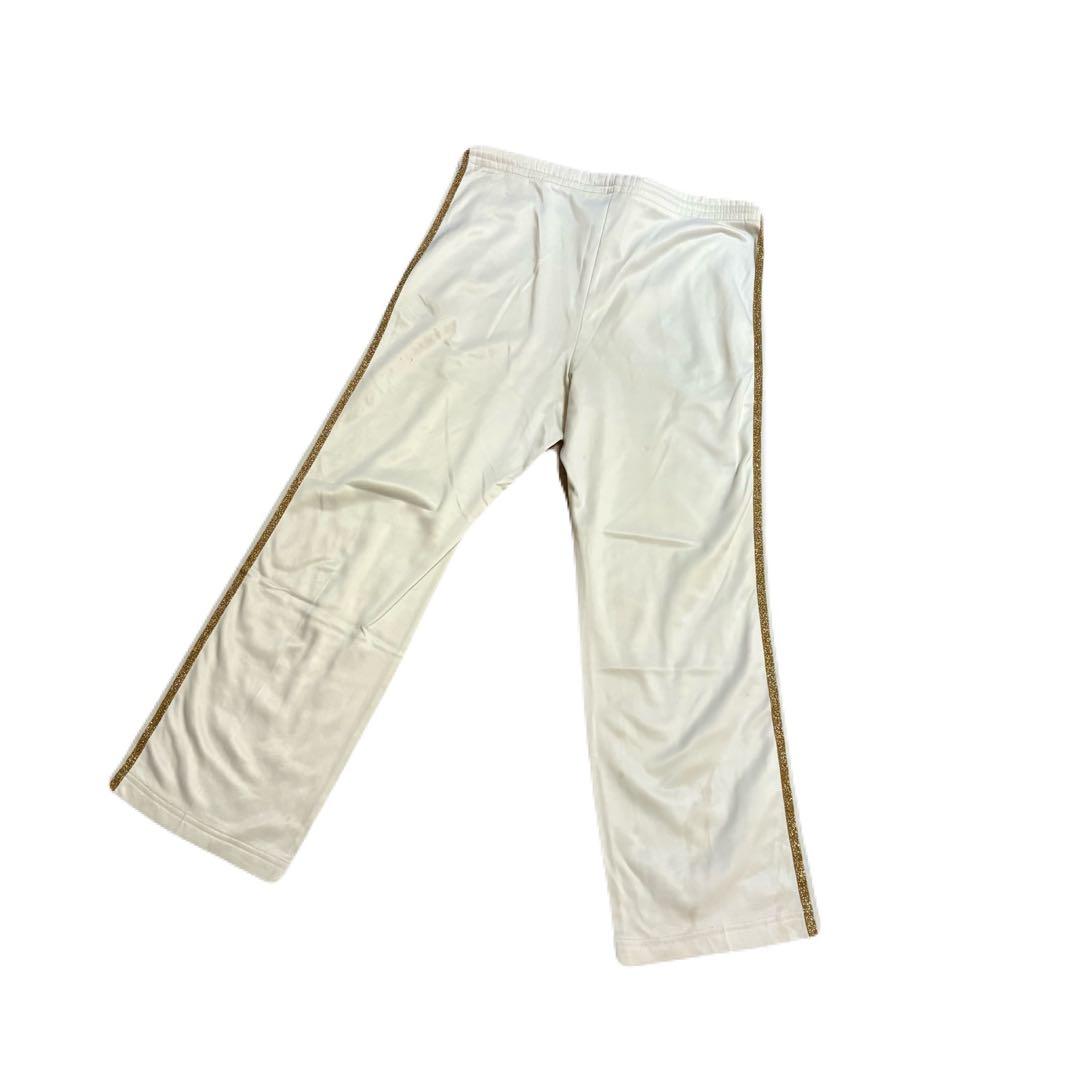 80's adidas 白金 トラックパンツ