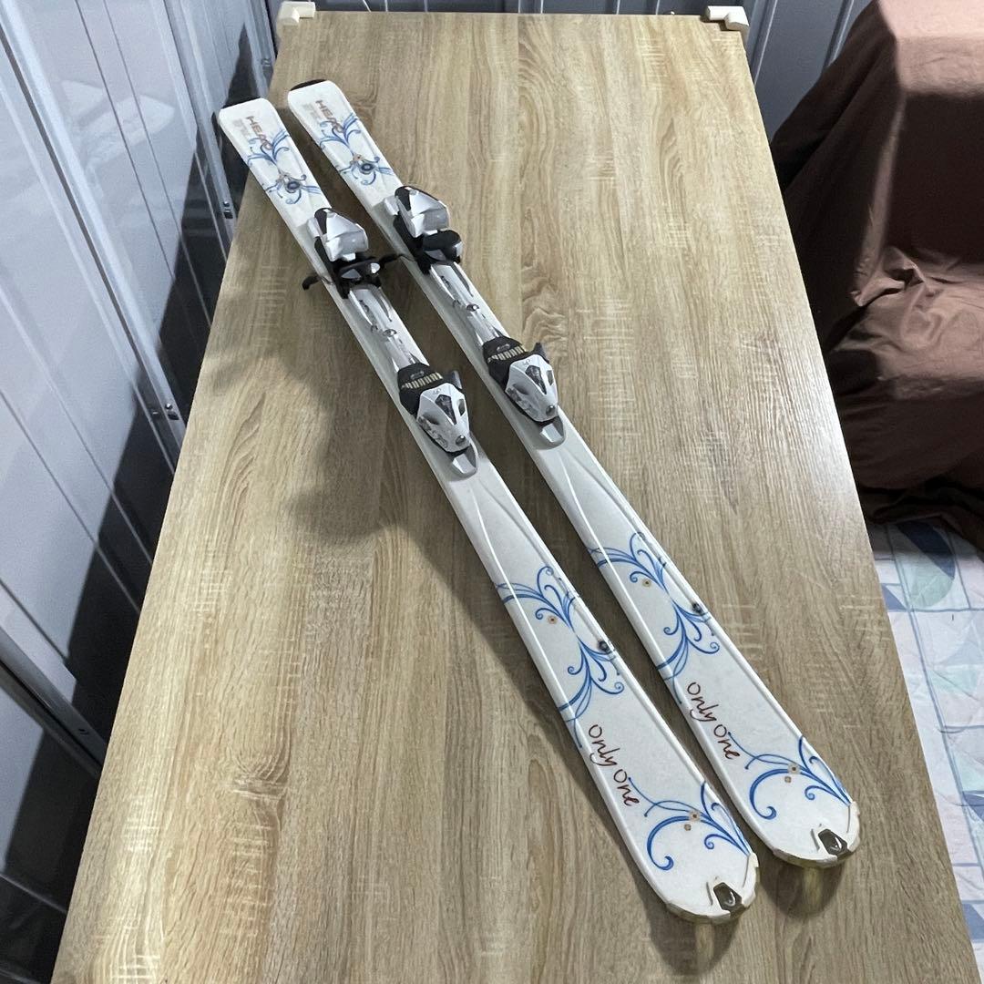 HEAD149cm ATOMIC24/24.5cmストック付きスキーセット