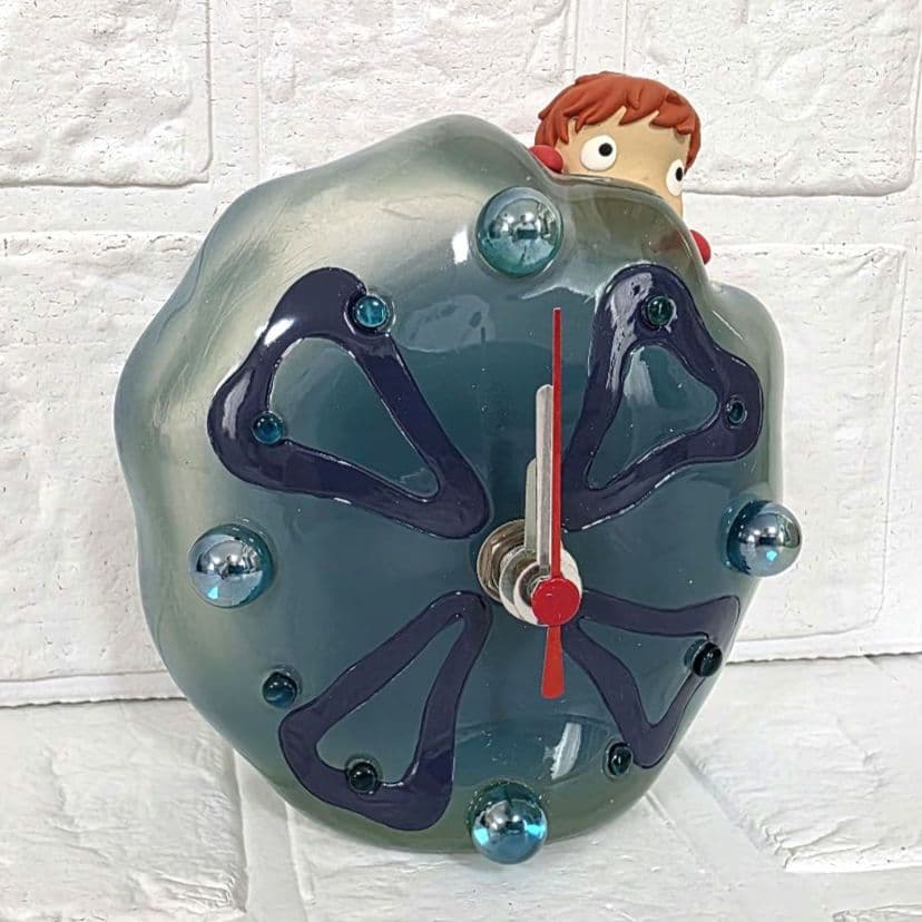 【崖の上のポニョ】くらげ置時計　箱あり　未使用　希少