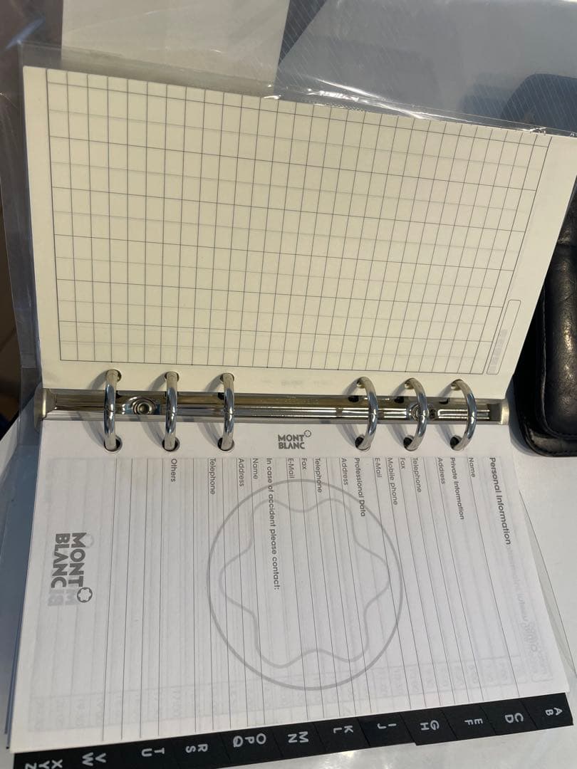 【値下げ】モンブラン　システム手帳・文庫本カバー・ポストイットカバー