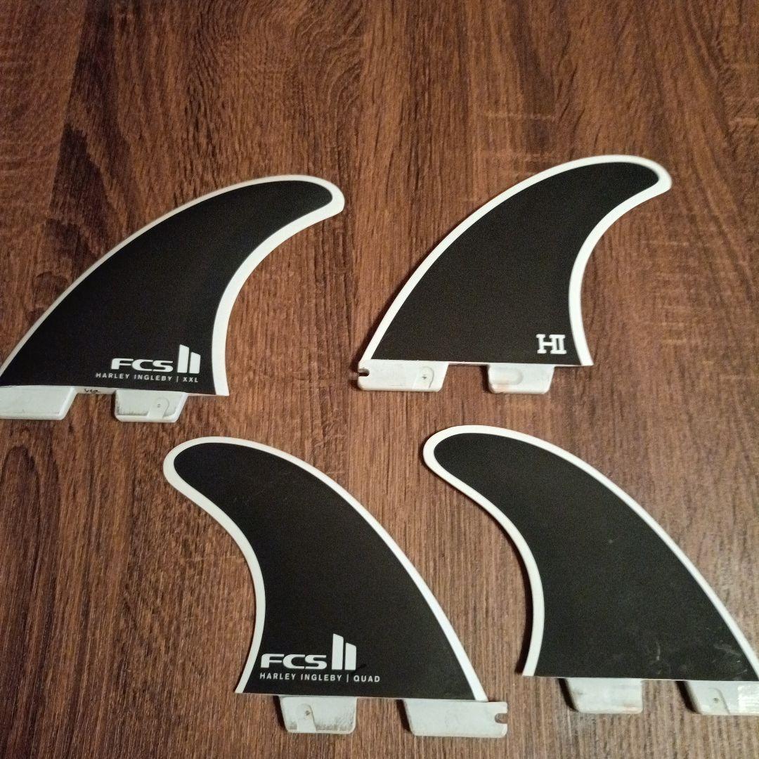 FCS2 ハーレー クアッド QUAD FIN XXL