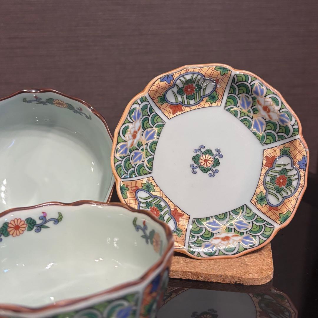 【未使用】有田焼 西雲 小鉢5個小皿5枚 鍋島 伊万里