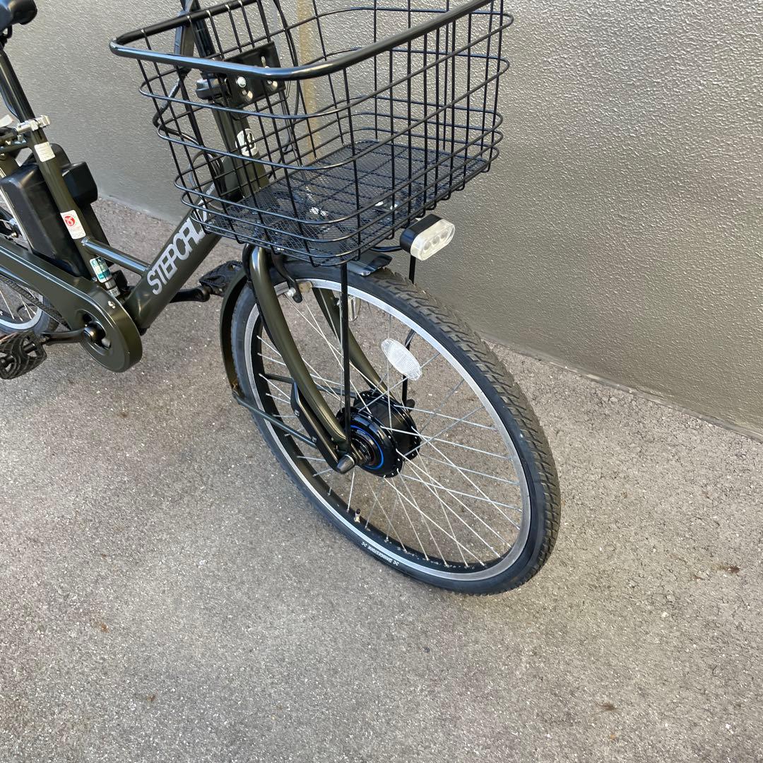 ブリヂストンアルベルト 電動アシスト自転車26インチ グリーン