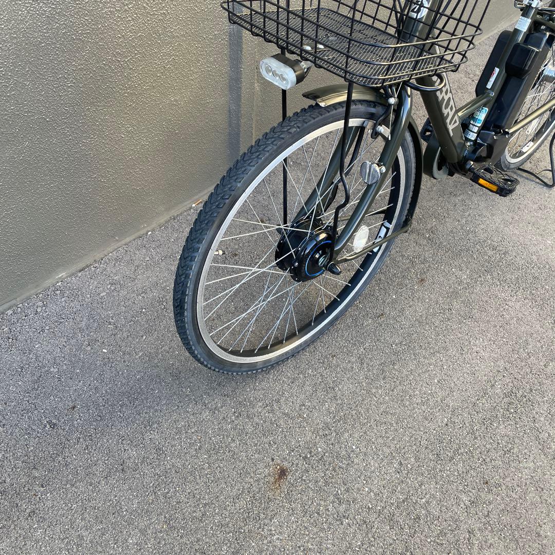 ブリヂストンアルベルト 電動アシスト自転車26インチ グリーン