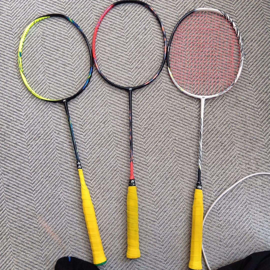 バドミントンラケット 3本セット
