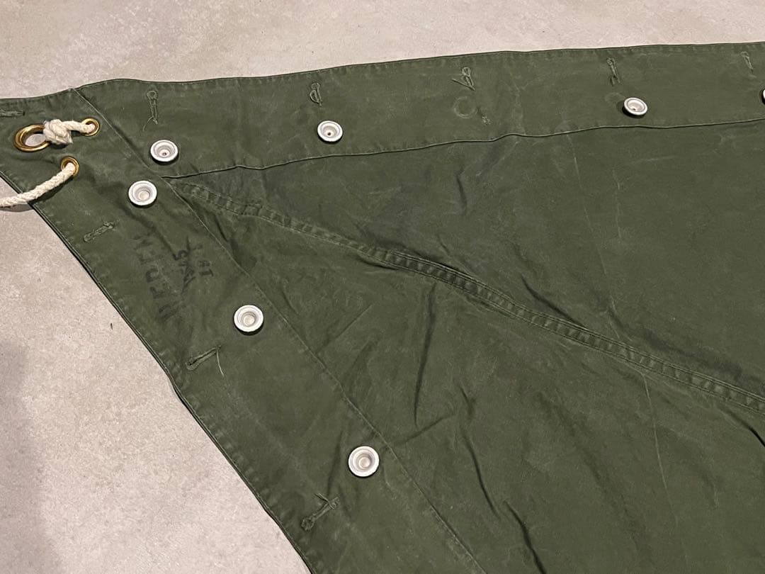 4枚セット ノルウェー軍 軍幕 テント ツェルトバーン シェルターハーフ 実物