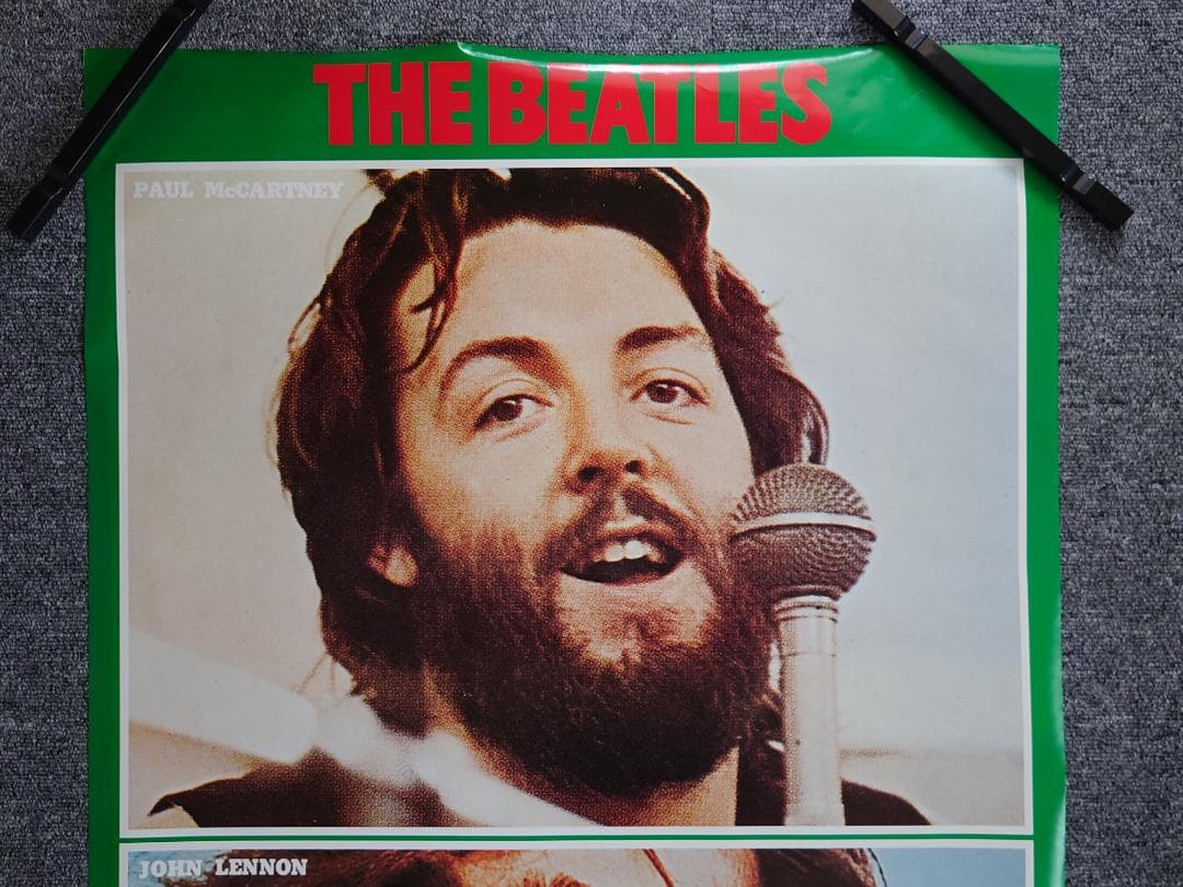 【未使用】 ビートルズ 2枚組 ロングタイプ ビッグポスター 店舗用 レア 希少