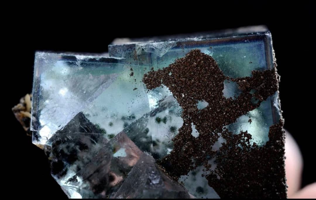 天然石 フローライト 鉱物　湖南省産　ヤオガンシャンフローライト原石