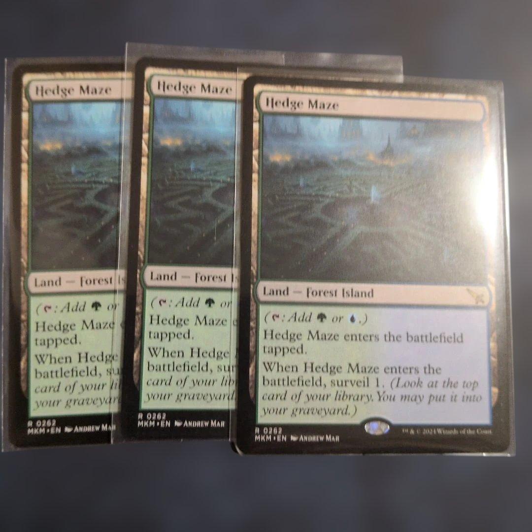 迷路庭園　英語３枚セット