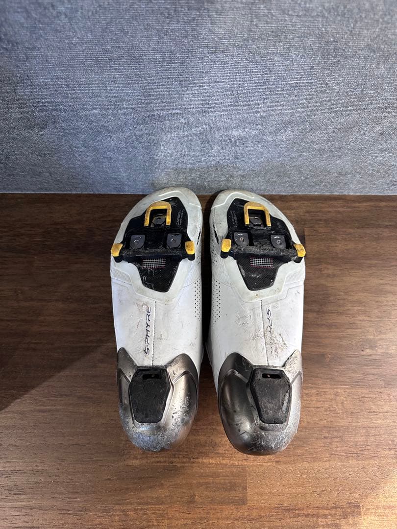Shimano S-PHYRE ホワイト ビンディングシューズ