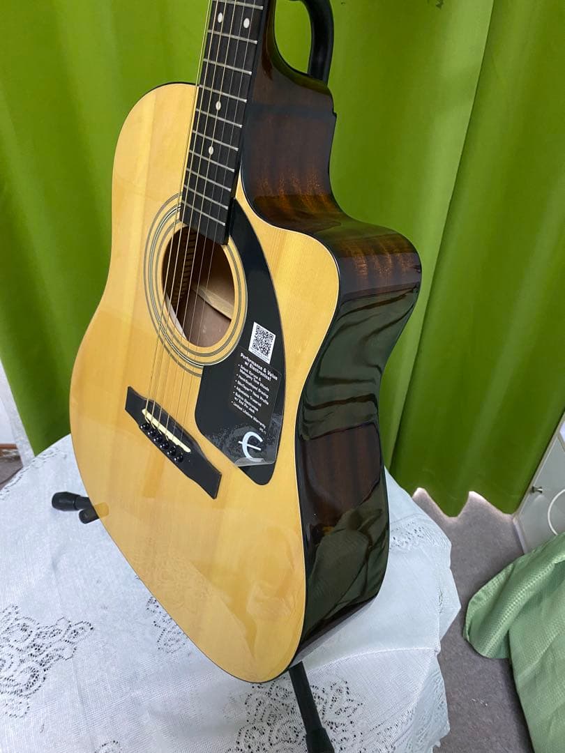 極上美品　気分はジョンレノン　エピフォンAJ100CE エレアコ　音出し良好！