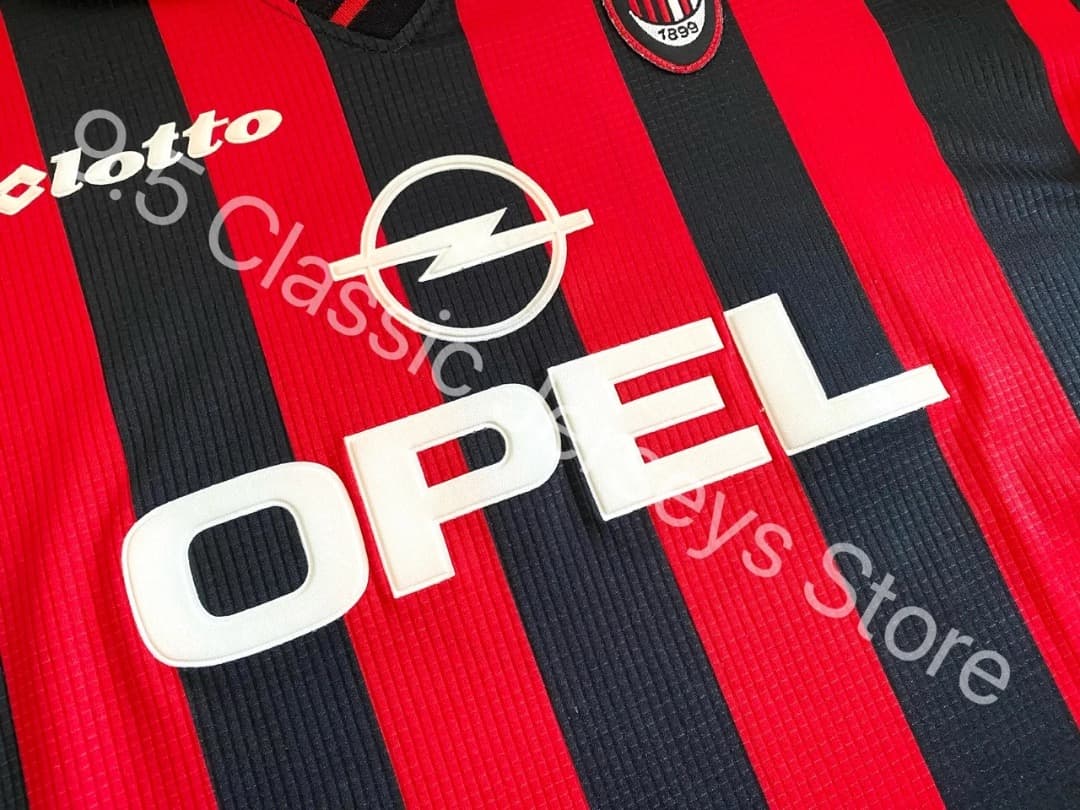 ACミラン 97/98 ホーム ユニフォーム #9 クライバート 選手仕様