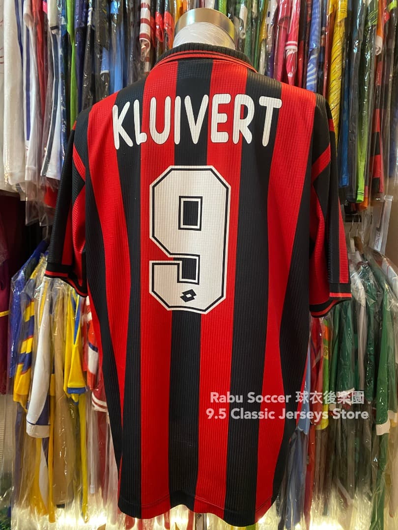 ACミラン 97/98 ホーム ユニフォーム #9 クライバート 選手仕様