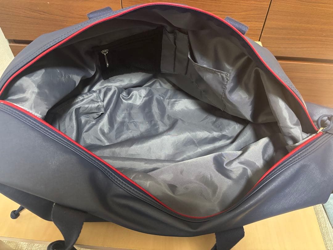 ecco ダッフルバッグ ネイビー　ボストンバッグ