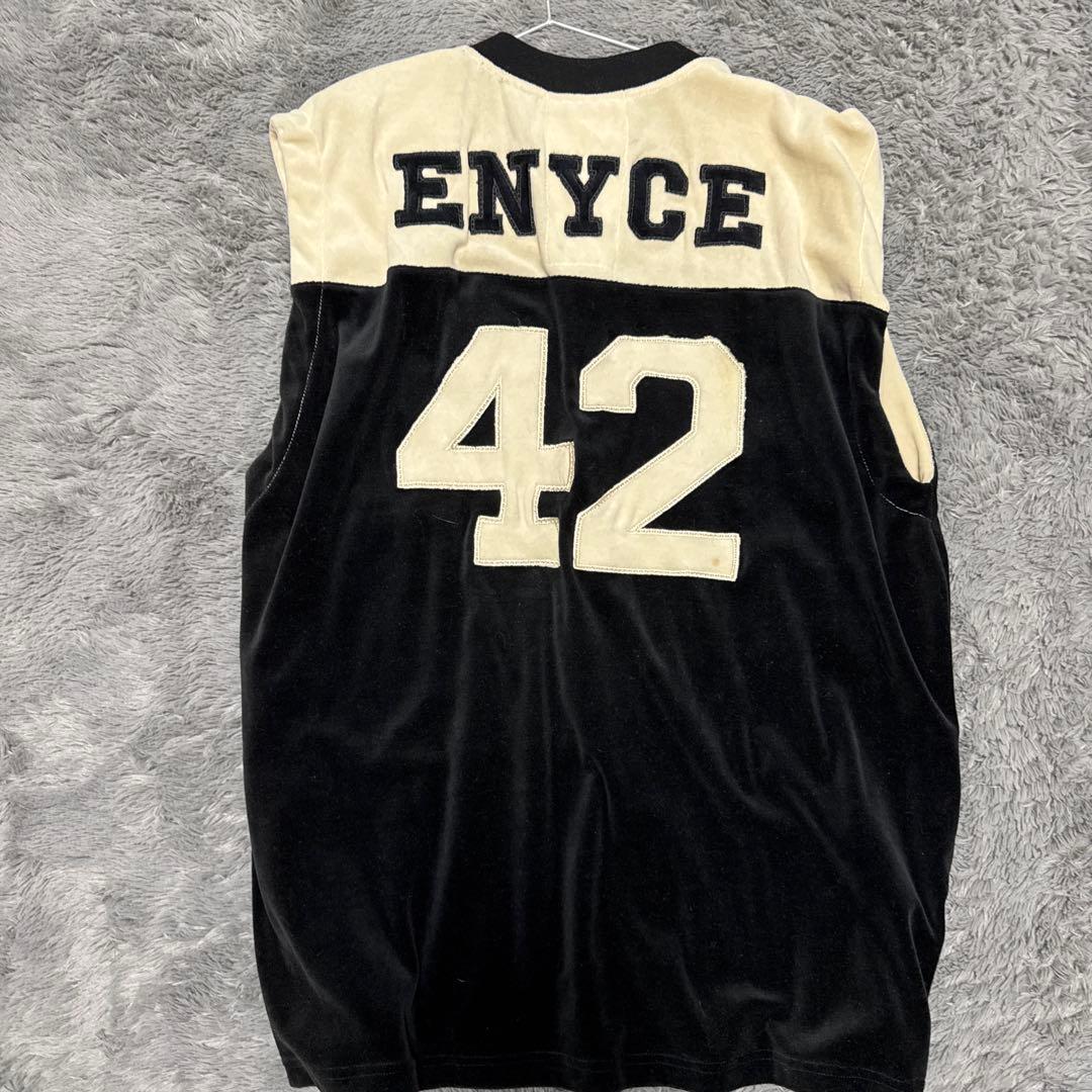 ENYCE ベロア ゲームシャツ XL タグ付き デッドストック B系