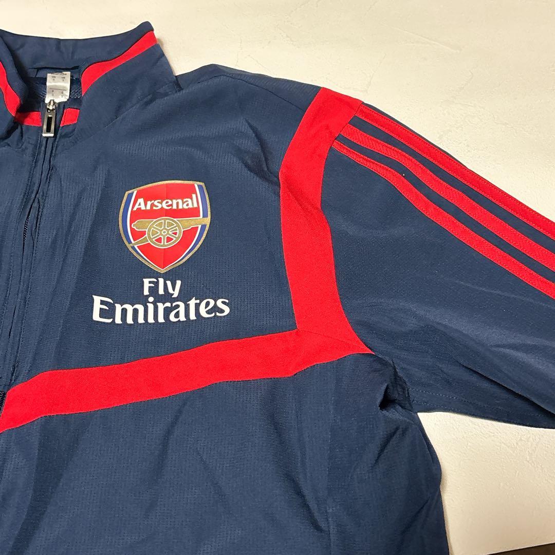 adidas アーセナル プレゼンテーショントラックトップ Mサイズ　ネイビー