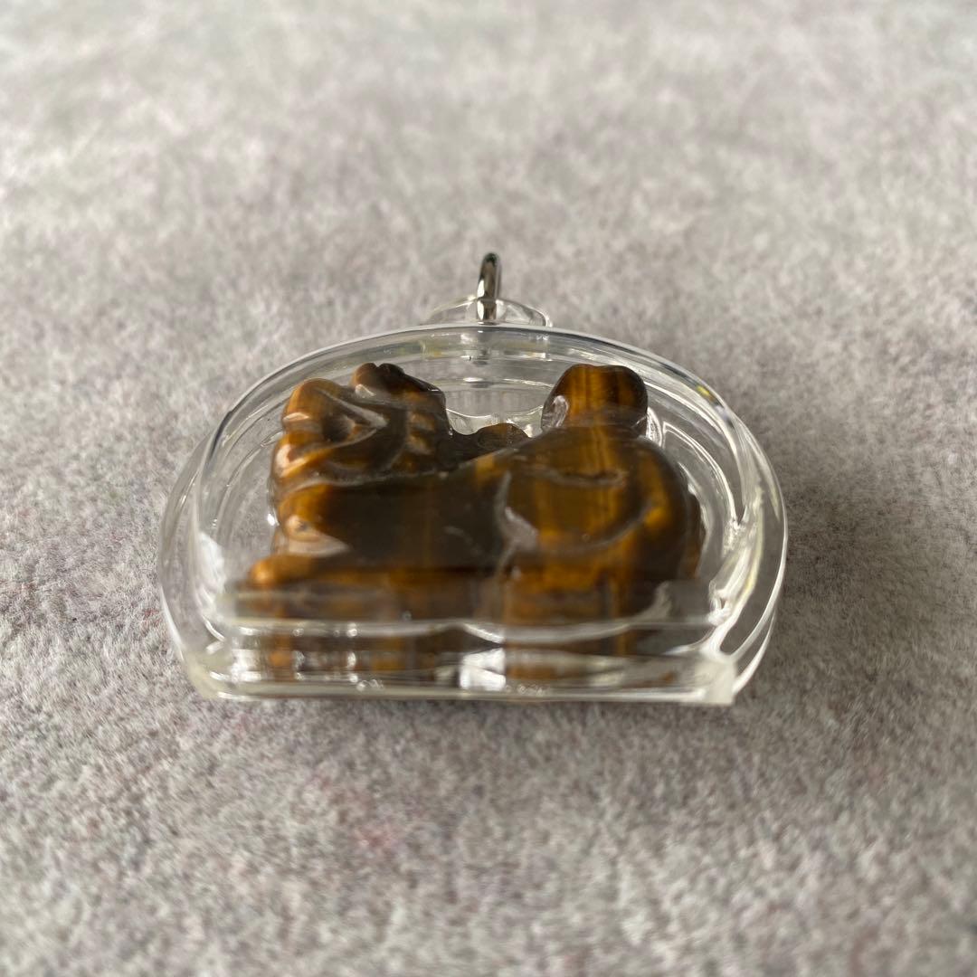 プラクルアン シンハ 獅子 タイガーアイ製 LPオー師 レア 開運 守護 御守り