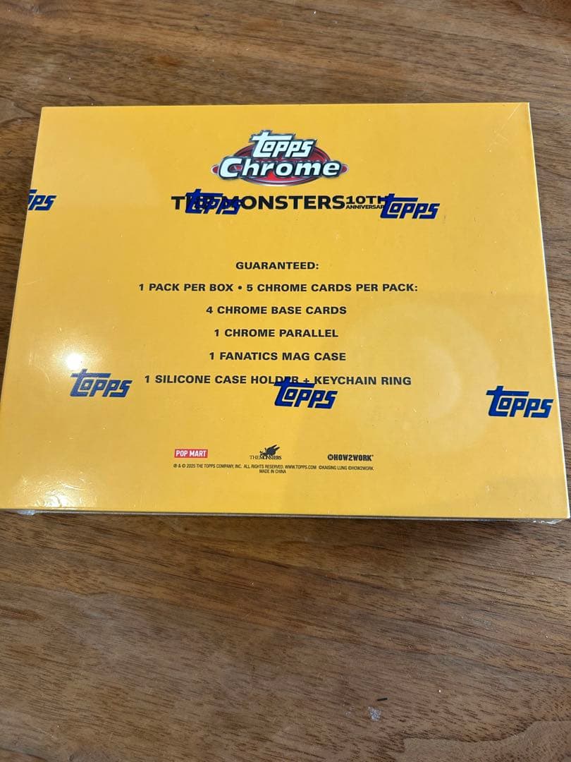 ラブブ未開封Topps Chrome The Monsters 10th