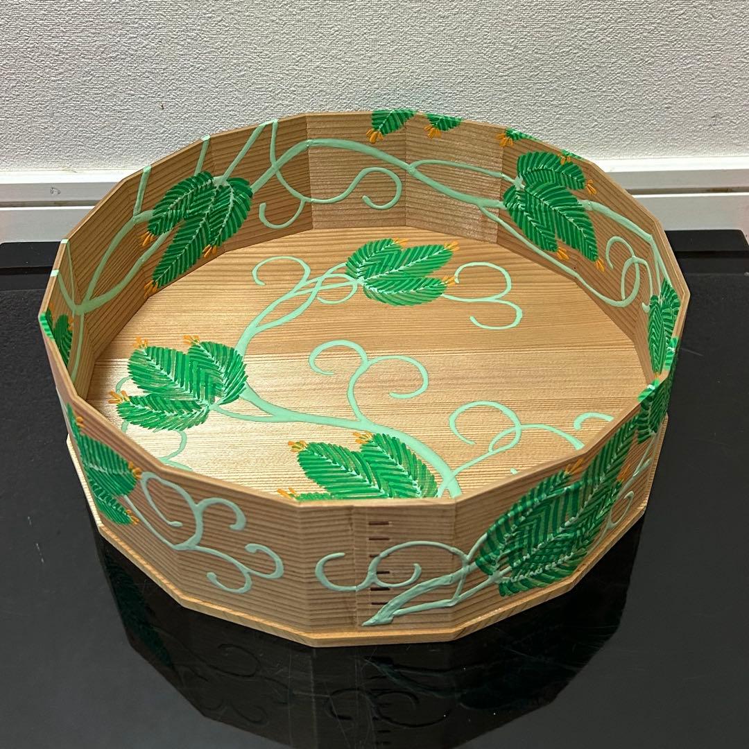 玄々斎好写松唐草炭斗　茶道具懐石茶箱鵬雲斎坐忘斎淡々斎即中斎棗水指茶碗棗茶杓