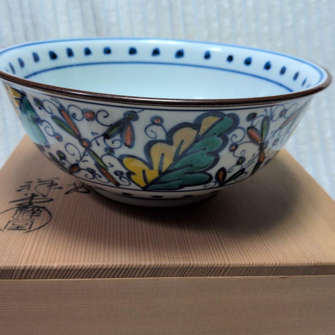 平安祥堂　手塚祥堂　紅毛菓子鉢　茶道具　菓子鉢　元箱　木箱