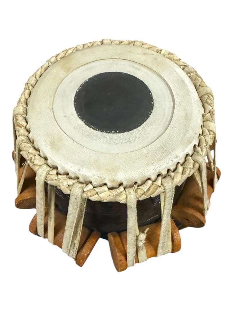 タブラセット（バヤン・ダヤン）インド民族楽器 伝統打楽器　ビンテージ