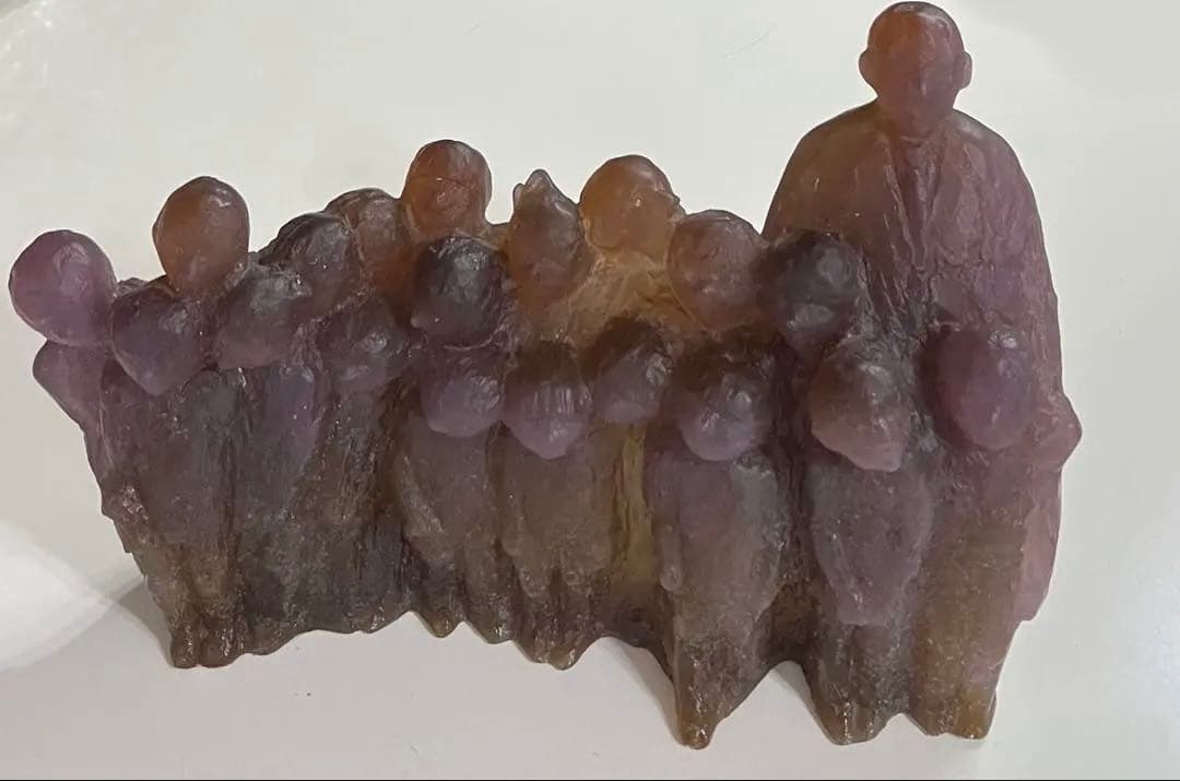 ドームフランス置物　マディ・アンドリアン作者 題．小さな学校　100／57