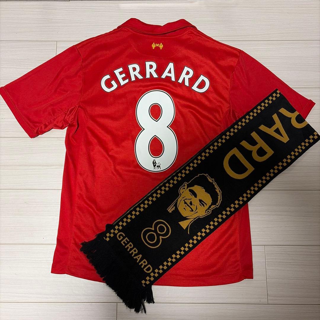 リバプール GERRARD 8番 ユニフォーム　マフラー