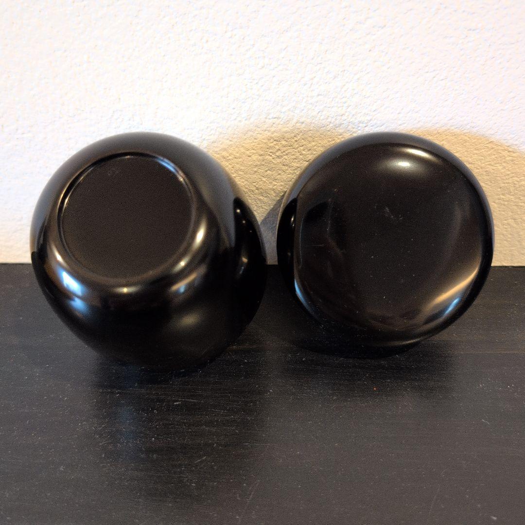 11代　中村宗哲　真塗　黒中棗　鵬雲斎花押　二重箱