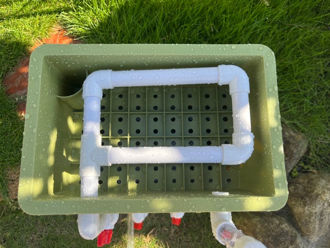 水中ポンプお任せ濾過材付きフルセット 水槽池用濾過器フィルター到着すぐ使える状態