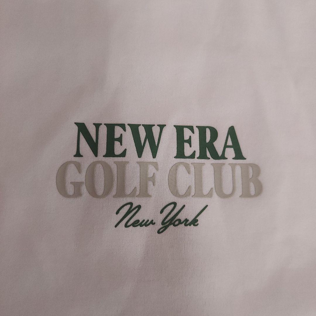 NEW ERA モックネックゴルフ ホワイトシャツ