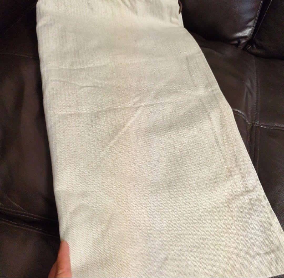 エルメス ヘリンボーン　保存袋　ベージュ