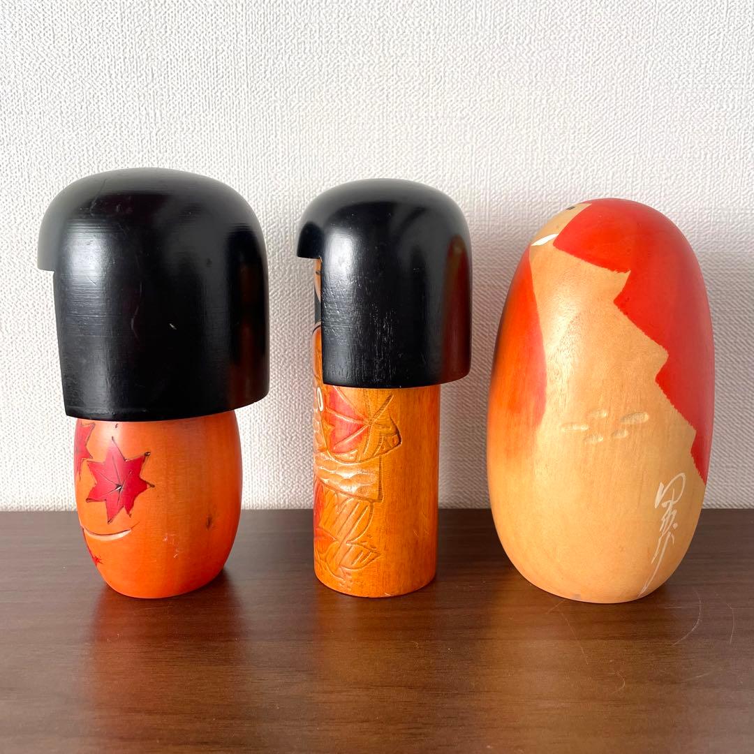 【2/6削除】 創作 こけし セット まとめ レトロ kokeshi まとめて