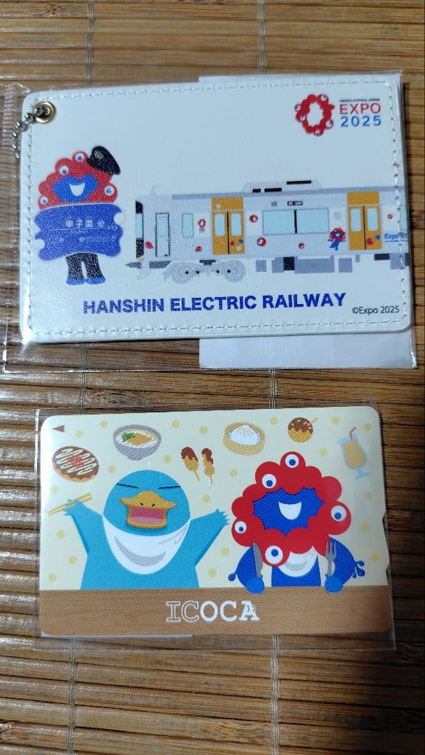 阪神電鉄 ミャクミャクパスケース＆ICOCAカード EXPO 2025